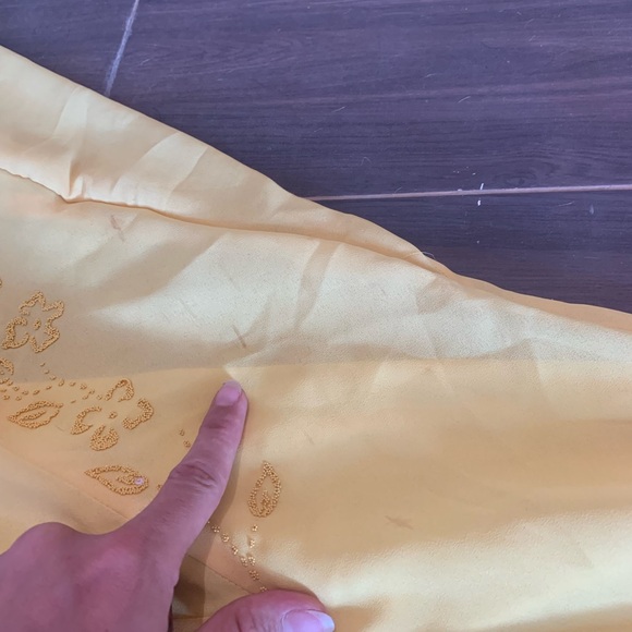 Y2K Fairy Yellow Vintage Sequins Dress - Picture 15 of 17